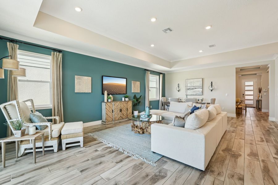 Representative furnished interior of a home built from the Atlantis by Maronda Homes in The Vue, Satellite Beach (Image 16).