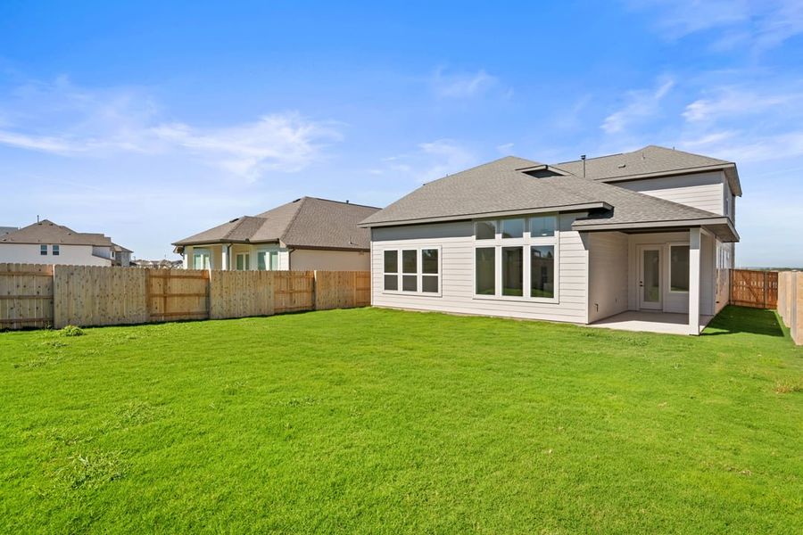 Exterior details and patio area of a home in Park Collection At Park Central, Georgetown (Image 22). Exterior details and patio area of a home in Park Collection At Park Central, Georgetown (Image 22).