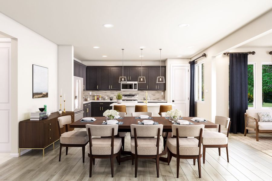 Representative furnished interior of a home built from the 4032 by Tri Pointe Homes in Reunion, Commerce City (Image 5). Representative furnished interior of a home built from the 4032 by Tri Pointe Homes in Reunion, Commerce City (Image 5).