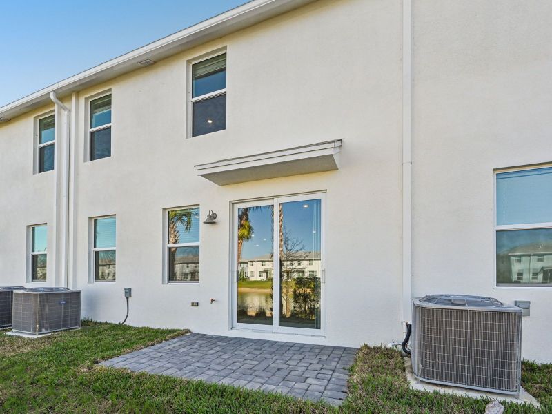 Exterior details and patio area of a home in Tidewater, Fort Pierce (Image 3).