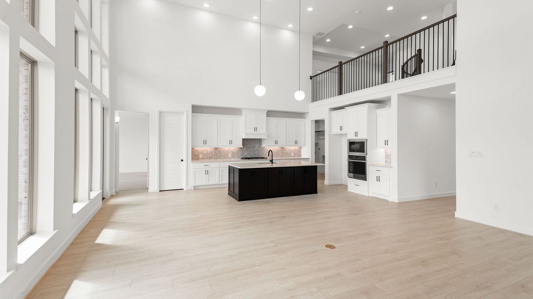 Furnished interior view inside a new home in Lakes of Cane Island, Katy (Image 4).