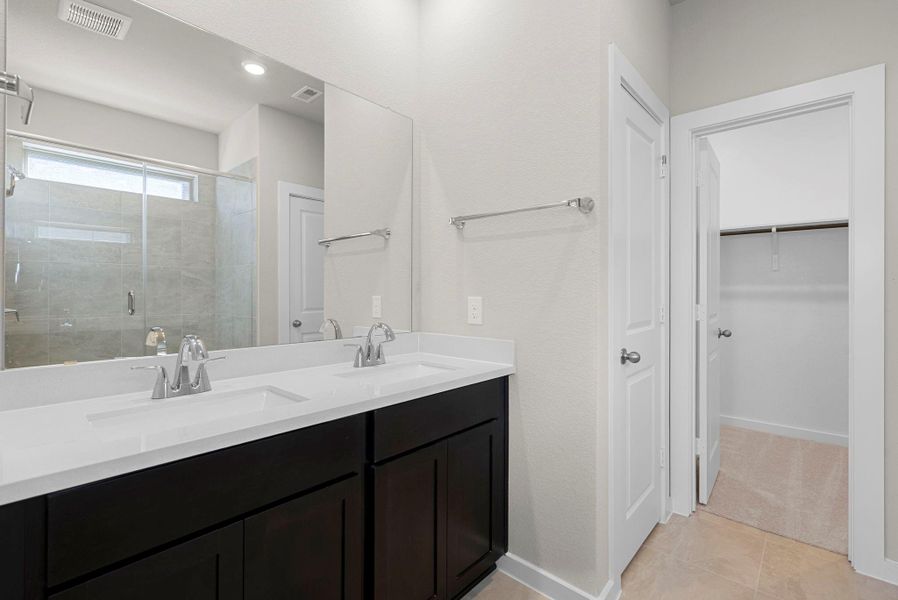 Furnished interior view inside a new home in Windrose Green, Angleton (Image 8).