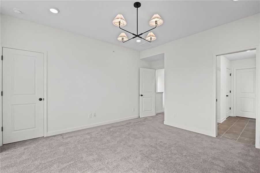 Spacious, unfurnished interior of a new home in The Village at River Green, Canton (Image 38).