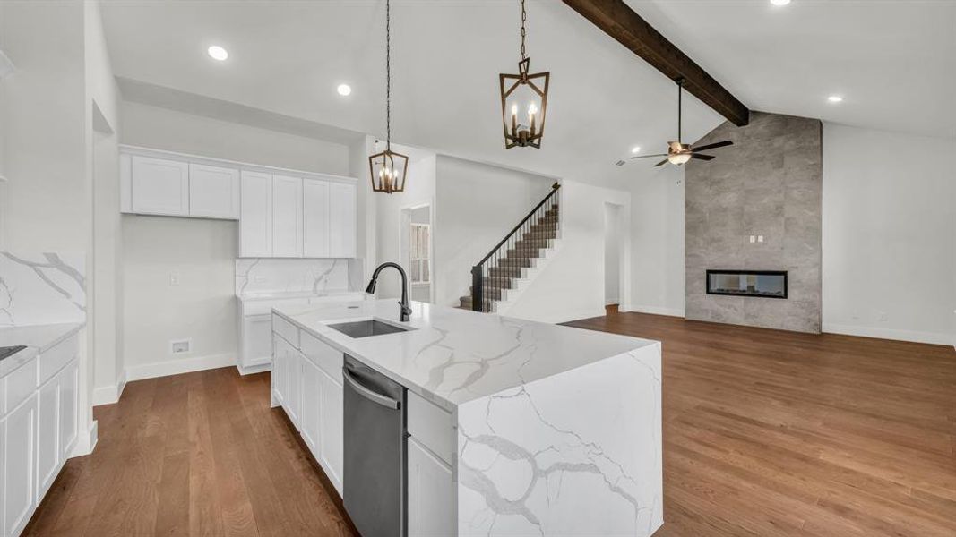 Furnished interior view inside a new home in Woodland Lakes, Weatherford (Image 16). Furnished interior view inside a new home in Woodland Lakes, Weatherford (Image 16).