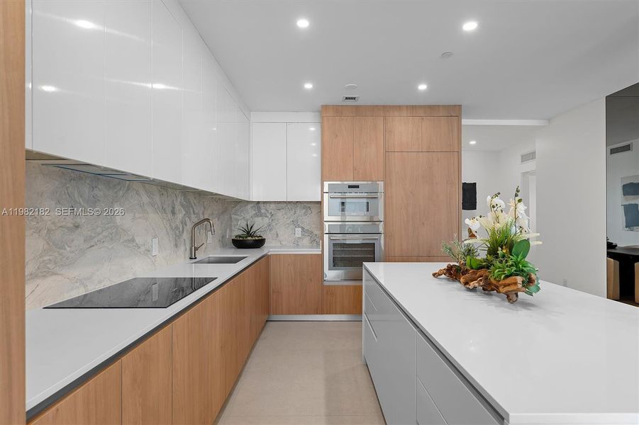 Furnished interior view inside a new home in , Miami (Image 32).