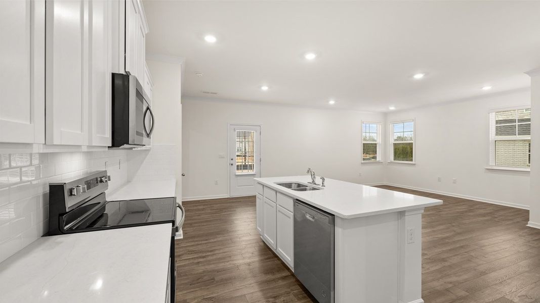 Furnished interior view inside a new home in Independence Villas and Townhomes, Loganville (Image 6). Furnished interior view inside a new home in Independence Villas and Townhomes, Loganville (Image 6).