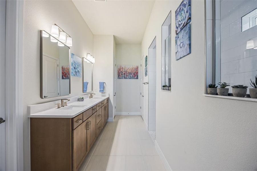 Furnished interior view inside a new home in Del Webb Sunbridge, St. Cloud (Image 24).