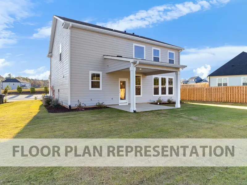 Back Exterior | Bradford II Plan by Ivey Homes