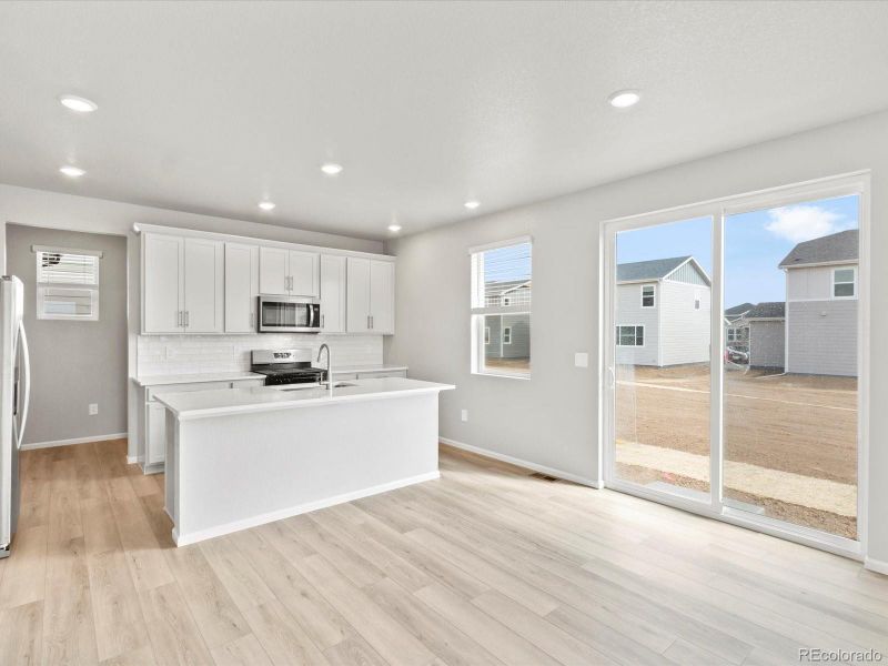 Furnished interior view inside a new home in Revere at Johnstown, Johnstown (Image 6).
