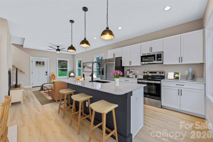 Furnished interior view inside a new home in , Alexander (Image 30).