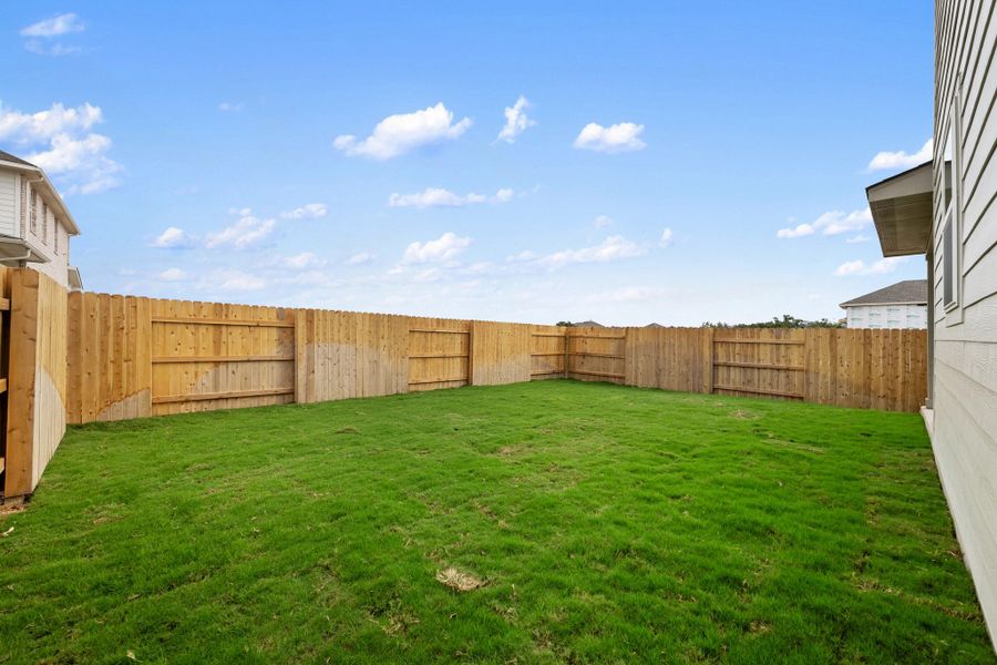 Exterior details and patio area of a home in The Cottages at La Cima, San Marcos (Image 33).