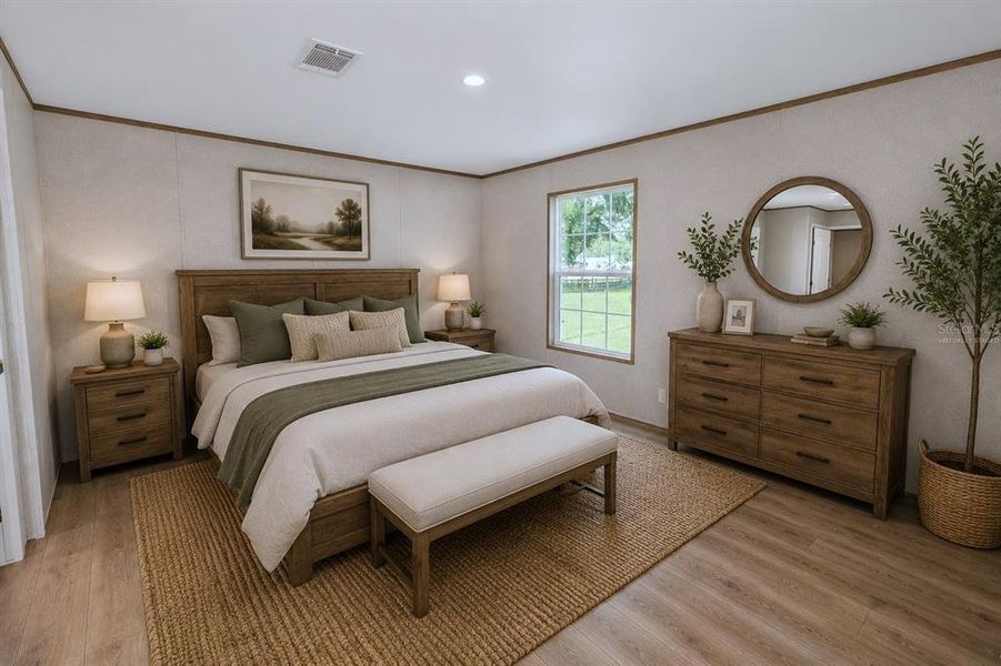Furnished interior view inside a new home in , Lakeland (Image 13).