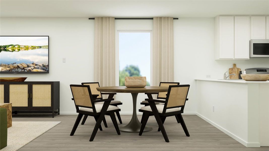 Furnished interior view inside a new home in , Jarrell (Image 12).