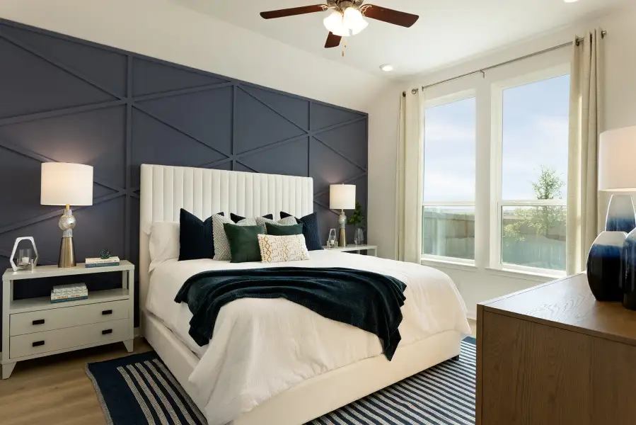 Furnished interior view inside a new home in Morgan Meadows, San Antonio (Image 9).