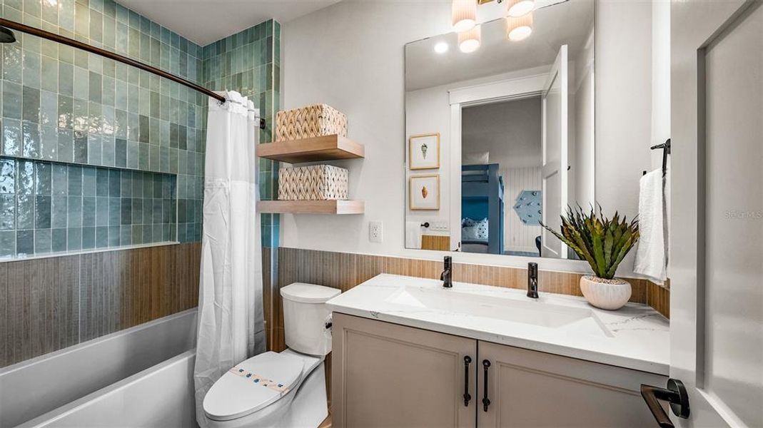 Furnished interior view inside a new home in , Sarasota (Image 17).