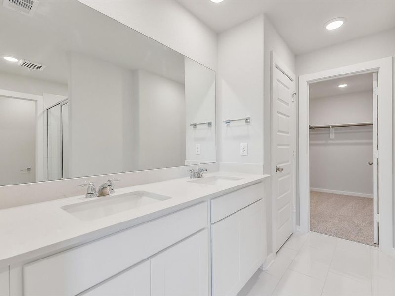 Furnished interior view inside a new home in Lakes at Black Oak, Magnolia (Image 15).