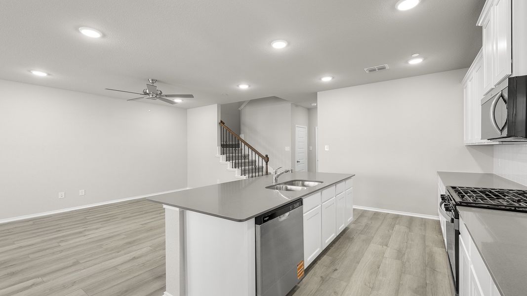 Furnished interior view inside a new home in Heartland Townhomes, Heartland (Image 7).