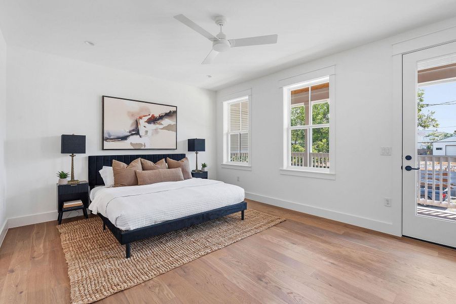 Furnished interior view inside a new home in , Austin (Image 12).