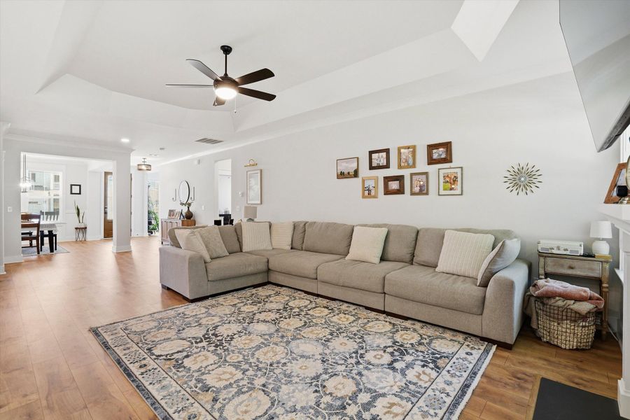 Furnished interior view inside a new home in Tidewater at Lakes of Cane Bay, Summerville (Image 19).