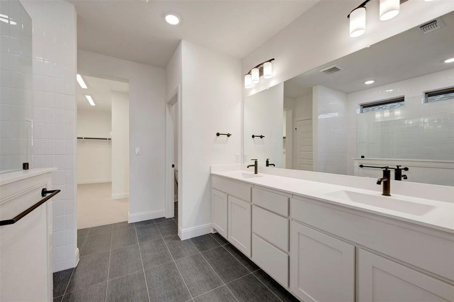 Furnished interior view inside a new home in Solterra - Garden Series, Mesquite (Image 9).