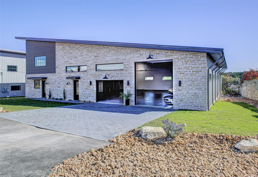 Exterior details and patio area of a home in , Austin (Image 17). Exterior details and patio area of a home in , Austin (Image 17).