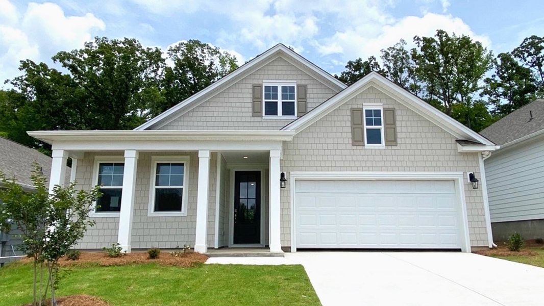 Front exterior of a new home in Cross Creek, Lexington, SC, highlighting curb appeal (Image 1). Front exterior of a new home in Cross Creek, Lexington, SC, highlighting curb appeal (Image 1).