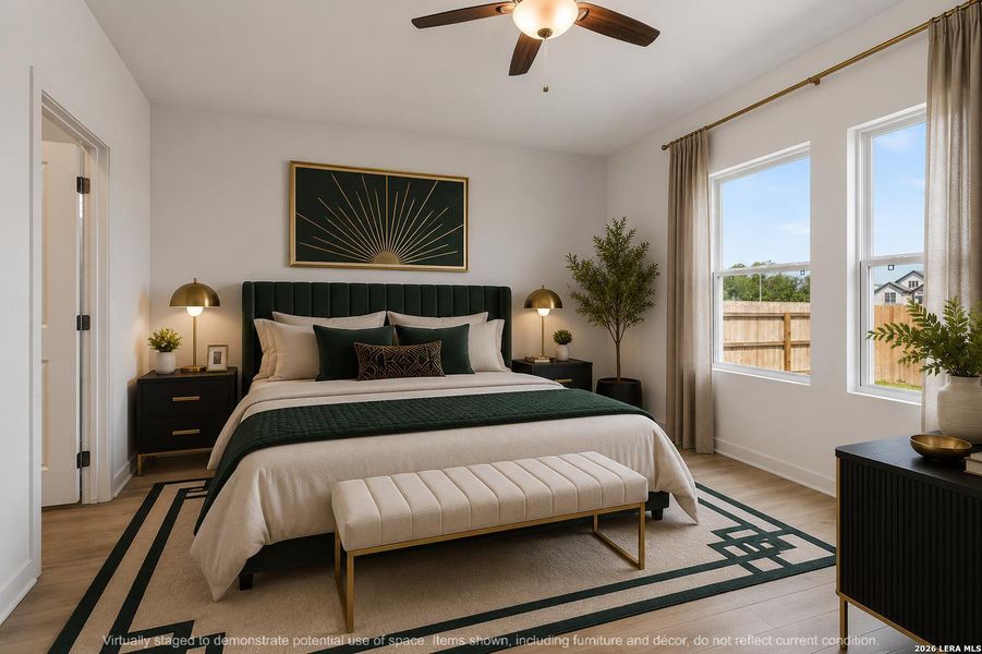 Furnished interior view inside a new home in Saddlebrook Ranch, Schertz (Image 9).