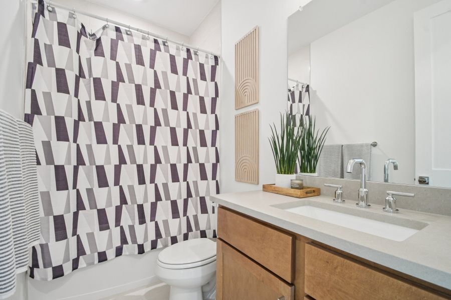 Furnished interior view inside a new home in Novel, Austin (Image 26). Furnished interior view inside a new home in Novel, Austin (Image 26).
