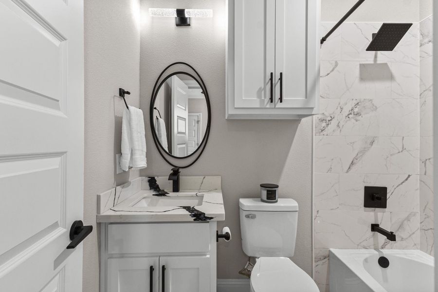 Furnished interior view inside a new home in , Beaumont (Image 8).