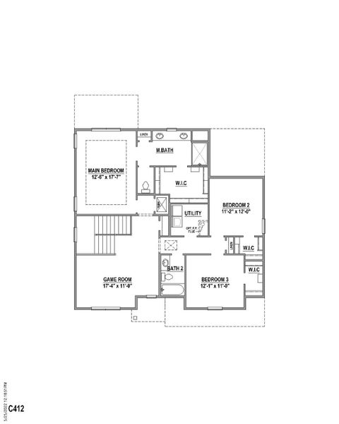 Plan C412 2nd Floor
