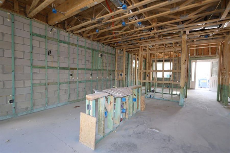 In-progress construction of a new home in Estates at Rivercrest, Sanford, FL (Image 7).
