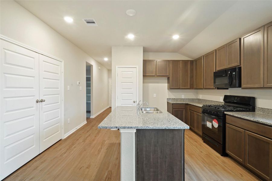 Furnished interior view inside a new home in Lexington Heights, Willis (Image 11). Furnished interior view inside a new home in Lexington Heights, Willis (Image 11).