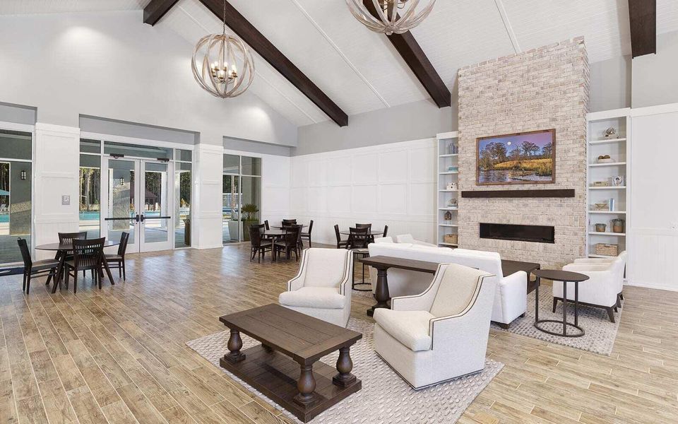 Furnished interior view inside a new home in , Summerville (Image 10).