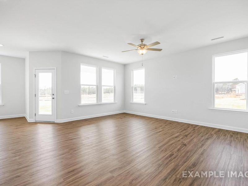 Spacious, unfurnished interior of a new home in Retreat at North Main, Lillington (Image 12).