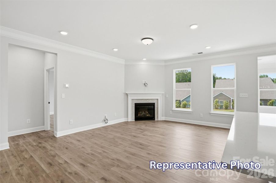 Spacious, unfurnished interior of a new home in Enclave at Riverdale, Huntersville (Image 34).