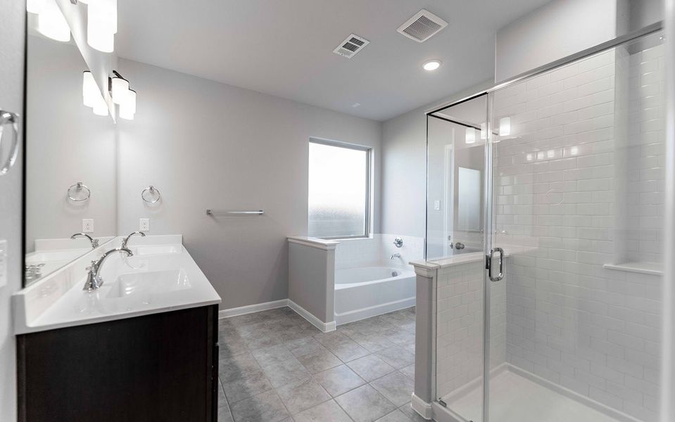 Furnished interior view inside a new home in Solterra, Mesquite (Image 8). Furnished interior view inside a new home in Solterra, Mesquite (Image 8).