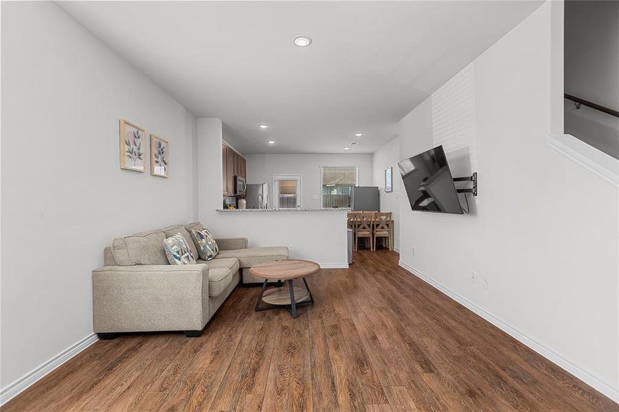 Furnished interior view inside a new home in , Everman (Image 10).