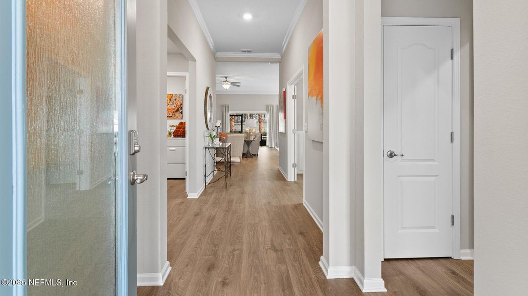 Furnished interior view inside a new home in Sawmill Branch, Palm Coast (Image 5).