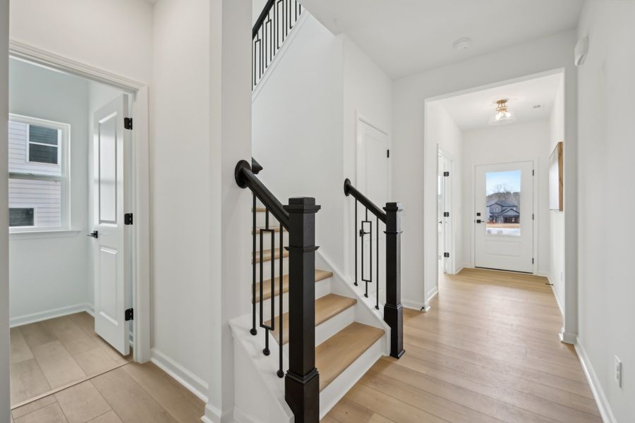 Representative unfurnished interior of a home built from the Leland by Ashton Woods in Rowland's Grant, Fuquay Varina (Image 21). Representative unfurnished interior of a home built from the Leland by Ashton Woods in Rowland's Grant, Fuquay Varina (Image 21).