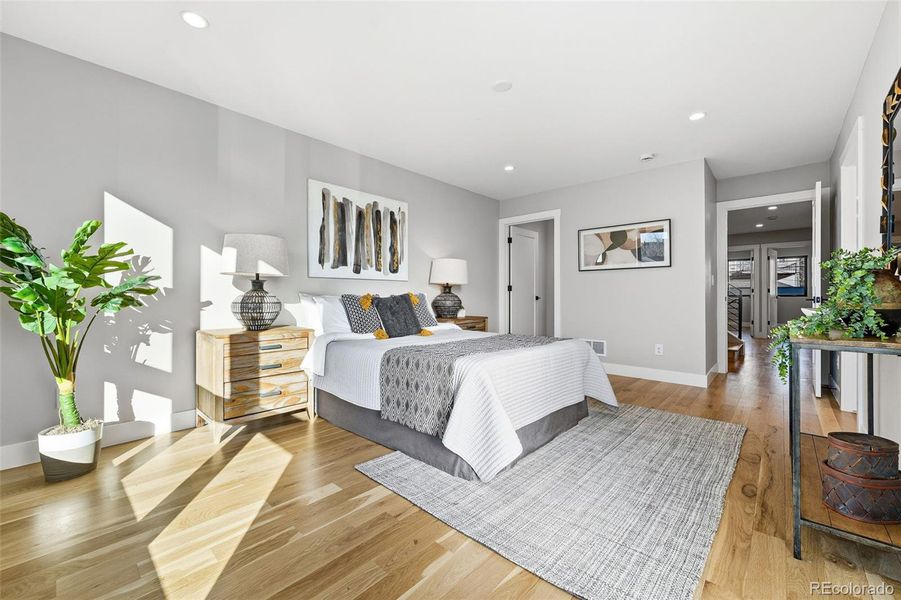 Furnished interior view inside a new home in , Denver (Image 16). Furnished interior view inside a new home in , Denver (Image 16).