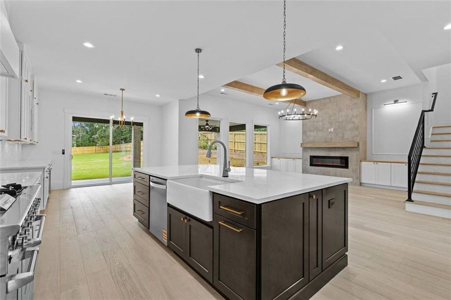 Furnished interior view inside a new home in , Dacula (Image 14).
