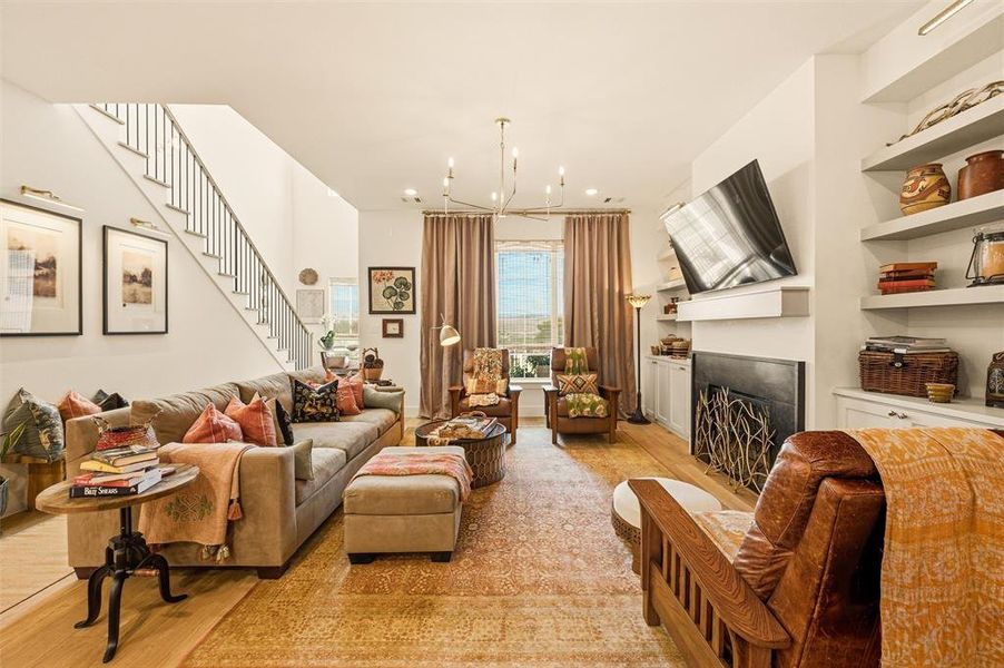 Furnished interior view inside a new home in , Aledo (Image 18).