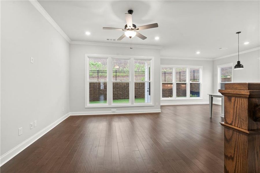 Spacious, unfurnished interior of a new home in Palisades Single Family, Cumming (Image 37).