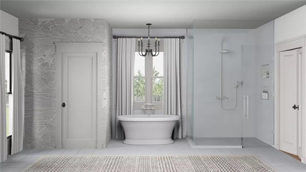 Furnished interior view inside a new home in , Lipan (Image 8).