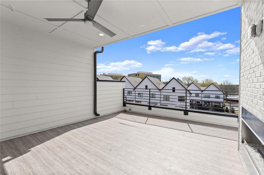 Exterior details and patio area of a home in , Alpharetta (Image 33).