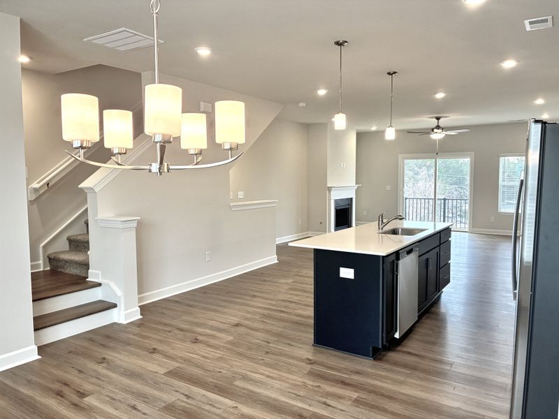 Furnished interior view inside a new home in Holly View, Greenville (Image 7).