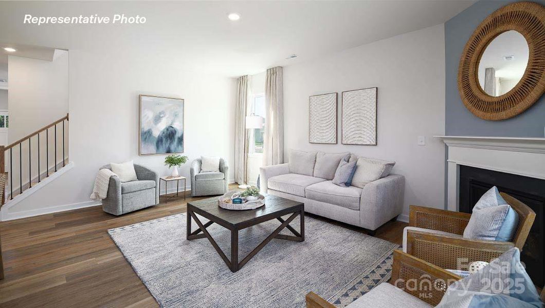 Furnished interior view inside a new home in Sonoma Hills, Charlotte (Image 8).