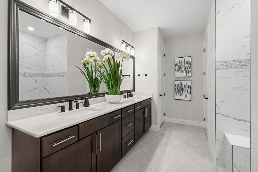 Furnished interior view inside a new home in Del Webb Tradition, Port St. Lucie (Image 41). Furnished interior view inside a new home in Del Webb Tradition, Port St. Lucie (Image 41).