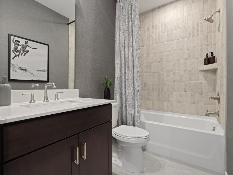 Representative furnished interior of a home built from the Merrill by Tri Pointe Homes in Southmont, Charlotte (Image 31). Representative furnished interior of a home built from the Merrill by Tri Pointe Homes in Southmont, Charlotte (Image 31).