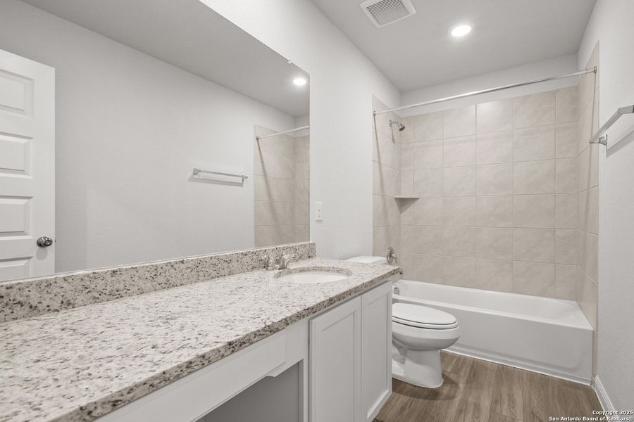 Furnished interior view inside a new home in Timber Creek, San Antonio (Image 11).